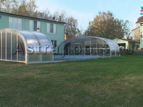 Большой павильон для бассейна из Германии изготовление