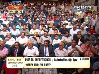 4. ehli beyt sempozyumu  ÖMER EĞERCİOĞLU