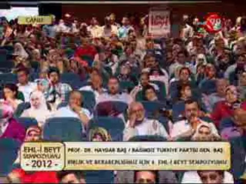 4. EHL-İ BEYT SEMPOZYUMU NEVŞEHİR HACI BEKTAŞ VELİ DERGAHI 23-06-2012_0003