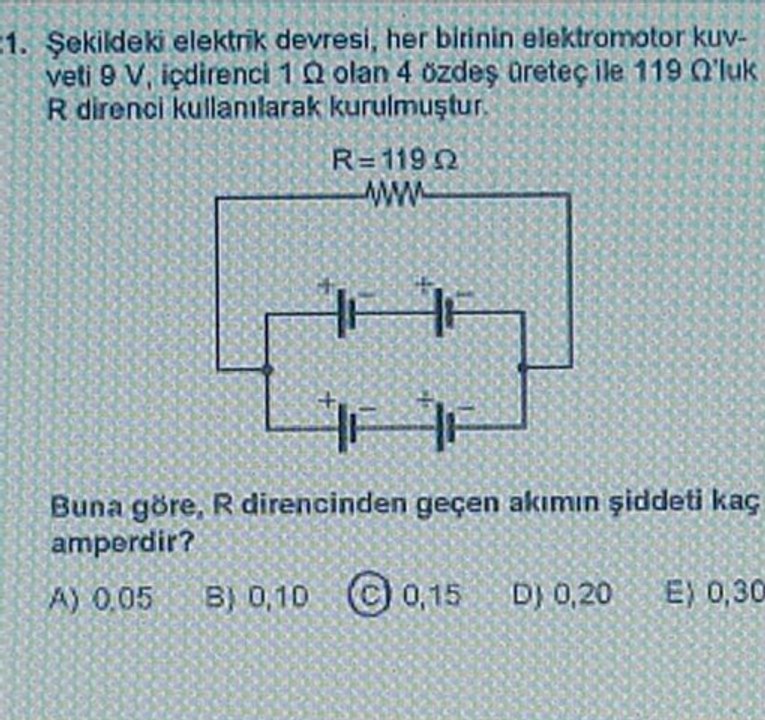 2012  LYS  FİZİK  SORU  ÇÖZÜM  SLAYTI