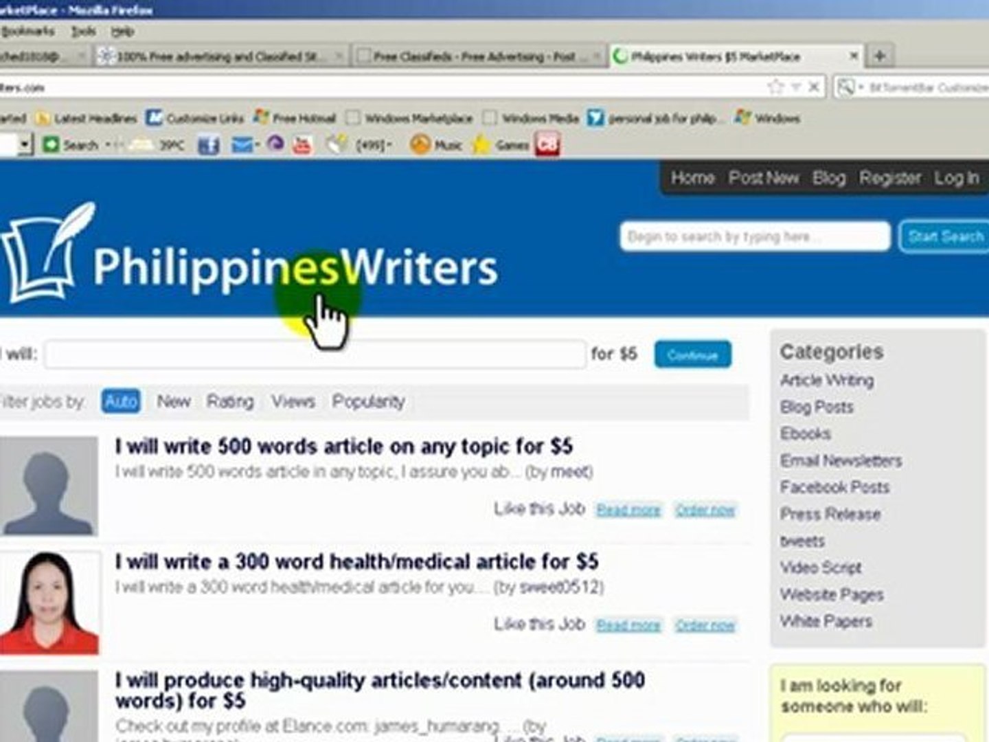 filipino writers