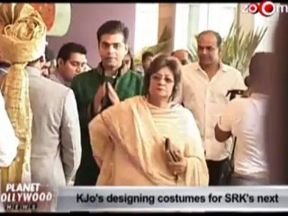Karan Johar's designing costumes for Shahrukh Khan's next