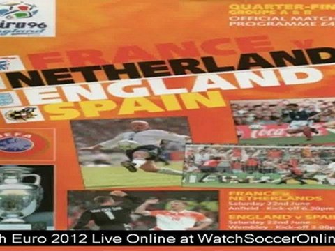 watch euro 2012 quarter final France vs Spain soccer game live stream
