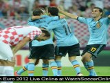 where to watch euro 2012 quarter final Spain vs France streaming