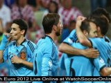watch soccer euro 2012 quarter final Spain vs France live online