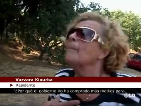 Atenas vive su cuarta jornada bajo la amenaza de los incendios forestales