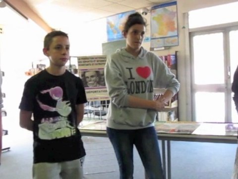 Visite de Marie Richard, vice-présidente du conseil général de Seine-et-Marne, au collège Jean-Campin