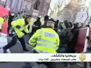 تجدد مظاهرات الطلبة ضد التقشف البريطاني