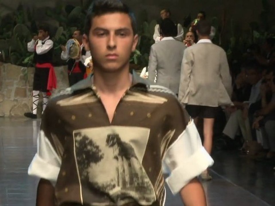 Dolce & Gabbana présente sa collection printemps-été 2013 à Milan