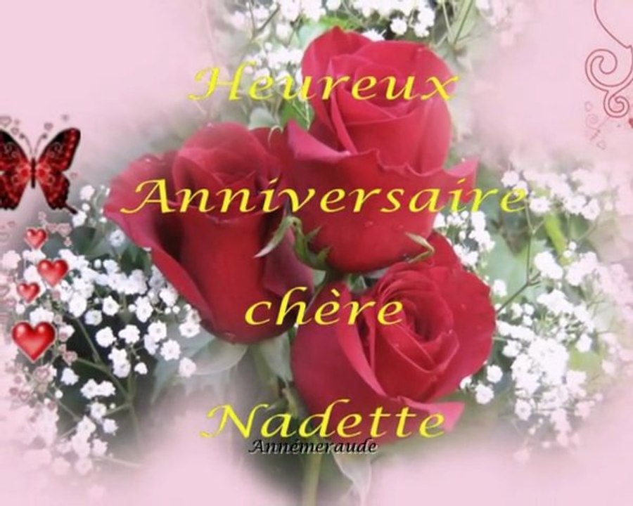 Heureux Anniversaire Bernadette Sudimagesdu34 Video Dailymotion