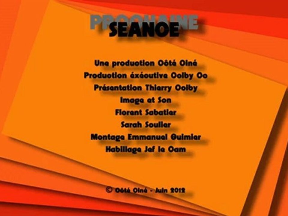 PROCHAINE SÉANCE OUTRODUCTION