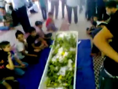 Syria فري برس جثمان الشهيد بإذن الله حسام الدين الصالحاني 24 6 2012 Syria