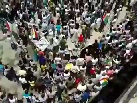 Syria فري برس حلب منبج مظاهرة دوار الكرة السوق 24 6 2012 Aleppo