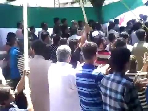 Syria فري برس ريف حماة المحتل كرناز مظاهرة صباحية رائعة 24 6 2012 Hama