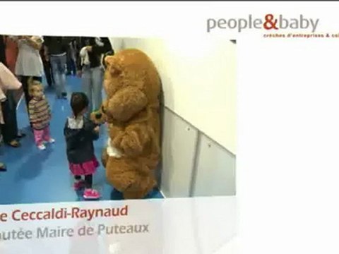 Inauguration de la créche people and baby des oursons à Puteaux