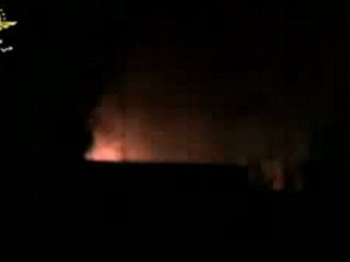 Syria فري برس حمص حي القصور احترق منزل بسسب القصف 24 6 2012 Homs