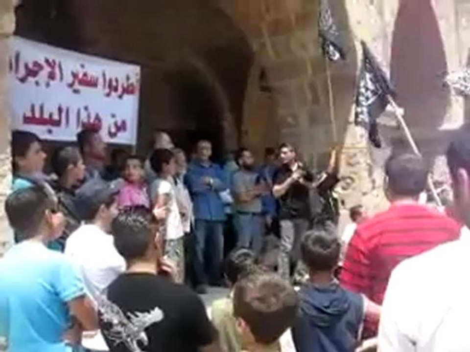 Syria فري برس طرابلس لبنان كلمة الصياصنة في اعتصام المنصوري لطرد السفير Libanon