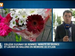 Rennes : lâcher de ballon en mémoire de Kylian