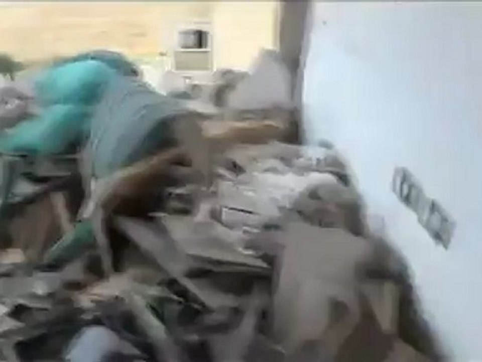Syria فري برس ادلب ارمناز اثار القصف على المباني 21 6 2012  ج1 Idlib