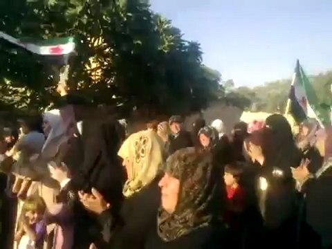 Syria فري برس إدلب حاس حرائر حاس تضامنا مع المدن المنكوبة23 6 2012 Idlib