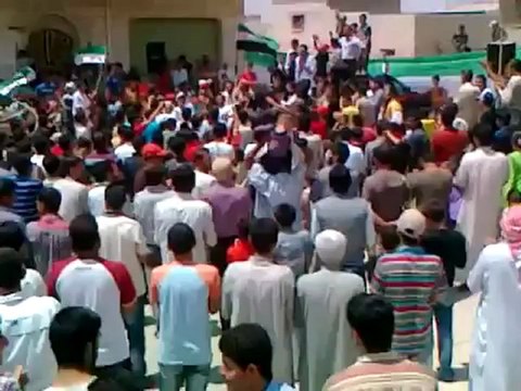 Syria فري برس ادلب كفرسجنة مظاهرة الاحراااااااار يوم السبت 23 6 2012 Idlib