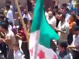 Syria فري برس ادلب قميناس السبت مظاهرة صباحية عفوية رائعة 23 6 2012 Aleppo