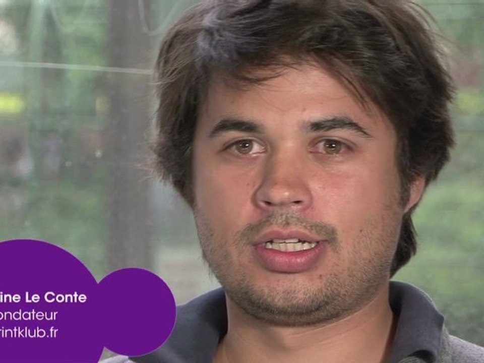 Palmes du e-commerce 2012 - PrintKlub - Palme de bronze - Interview d'Aurélien de Meaux et Antoine Le Conte