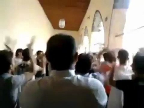 Syria فري برس دمشق الميدان مظاهرة جامع الدقاق 22 6 رغم الحصار Damascus