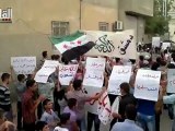 Syria فري برس  دمشق مظاهرة أحرار القابون   22 6 2012 Damascus