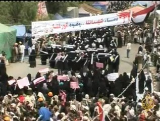 إنضمام اللقاء المشترك المعارض للمعتصمين باليمن