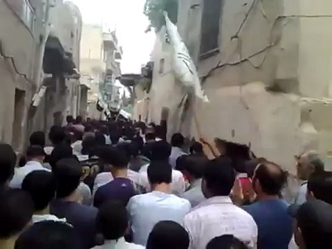Syria فري برس دمشق برزة جمعة اذا كان الحكام متخاذلون فأين الشعوب 22 6 2012 Damascus