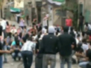 Syria فري برس دمشق المزة   اطلاق الرصاص المباشر على المتظاهرين 22 6 2012 Damascus