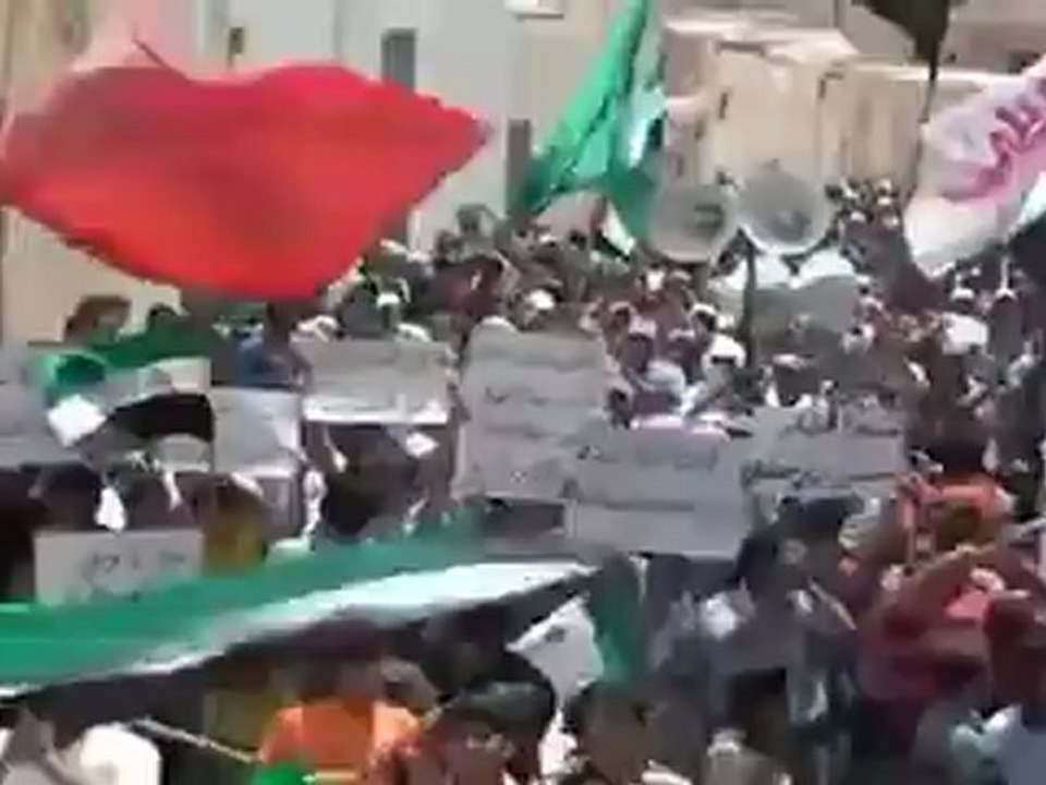 Syria فري برس  ريف دمشق مدينة ضمير في جمعة اذا كان الحكام متخاذلين فأين الشعوب ؟ 22 6 2012 Damascus