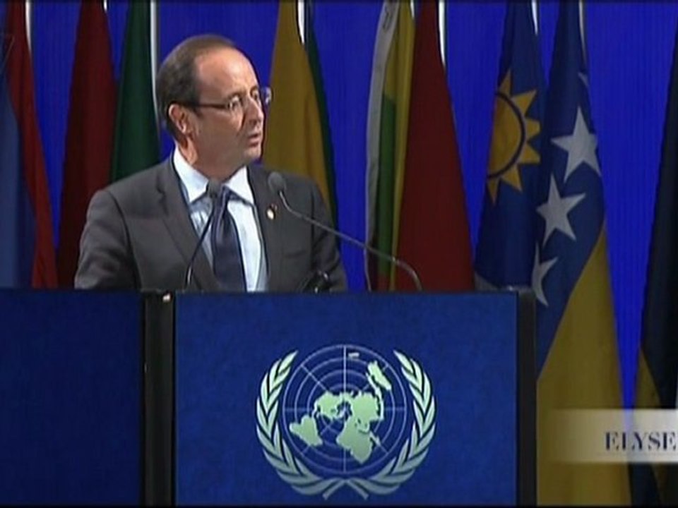 Discours du Président Hollande lors de la conférence Rio +20