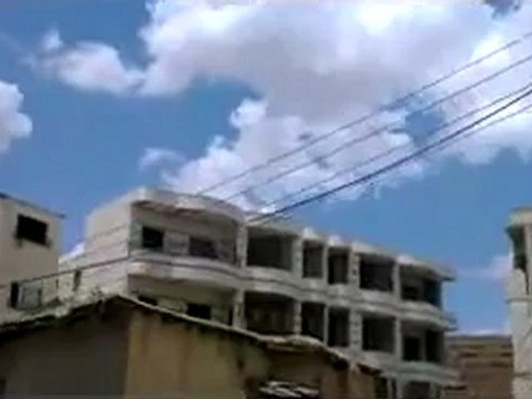Syria فري برس ريف دمشق ثوار الشام الهامة اطلاق الرصاص الحي على المظاهرة 22 6 2012 Damascus