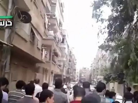 Syria فري برس ريف دمشق حرستا جمعة خذلنا الحكام فأين الشعوب 22 6 2012 ج1 Damascus