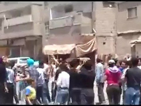 Syria فري برس ريف دمشق مظاهرة يلدا رغم الحصار الأمني 22 6 2012 ج1 Damascus