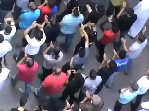 Syria فري برس ريف دمشق قدسيا مظاهرة الجمعة اللي إسمها سطر كامل 22 6 2012 ج1 Damascus