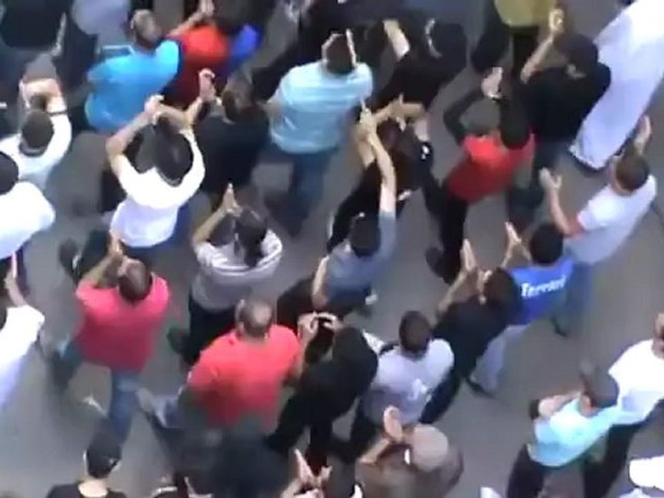 Syria فري برس  ريف دمشق قدسيا مظاهرة الجمعة اللي إسمها سطر كامل 22 6 2012 ج1 Damascus