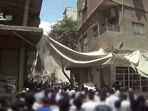 Syria فري برس ريف دمشق سقبا الأحرار بعد صلاة الجمعة 22 06 2012 ج1 Damascus
