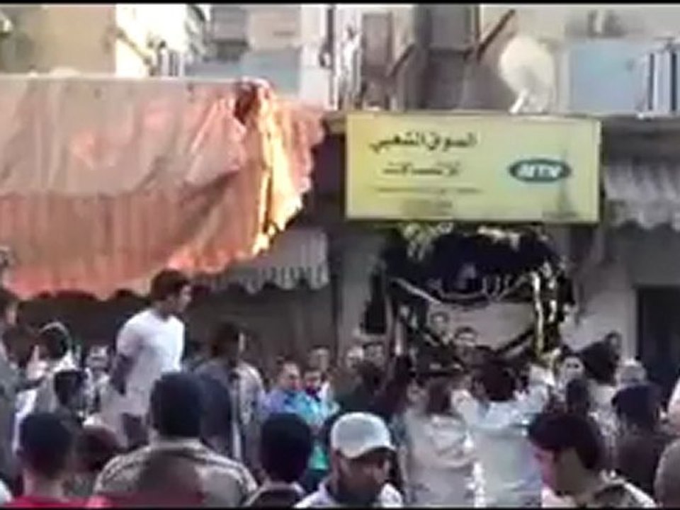 Syria فري برس  ريف دمشق تشييع الشهيد الشاب وليد خريطة   زبداني 22 6 2012 ج2 Damascus