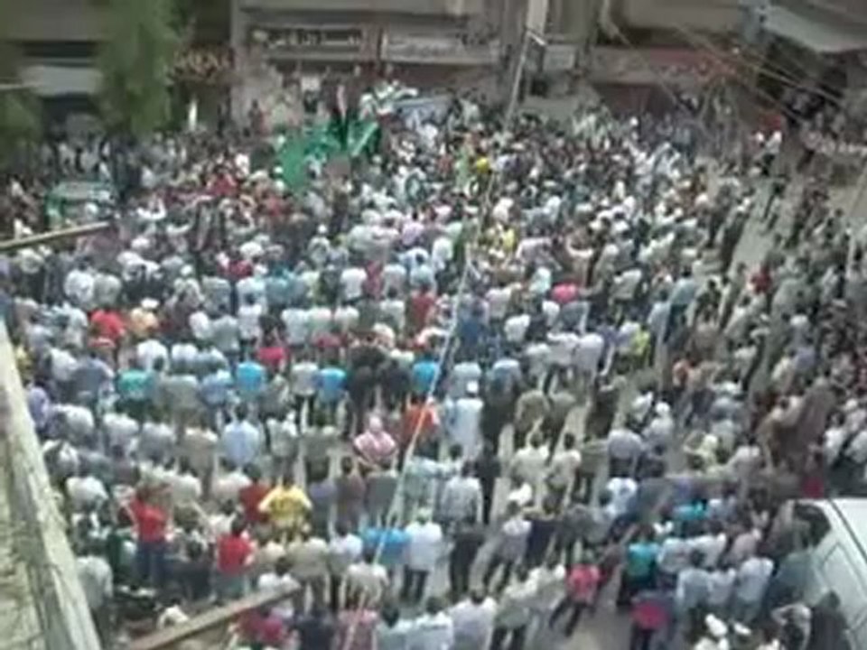 Syria فري برس  ريف دمشق التل  مظاهرة ودعاء الأحرار دقة عالية 22 6 2012 ج4 Damascus