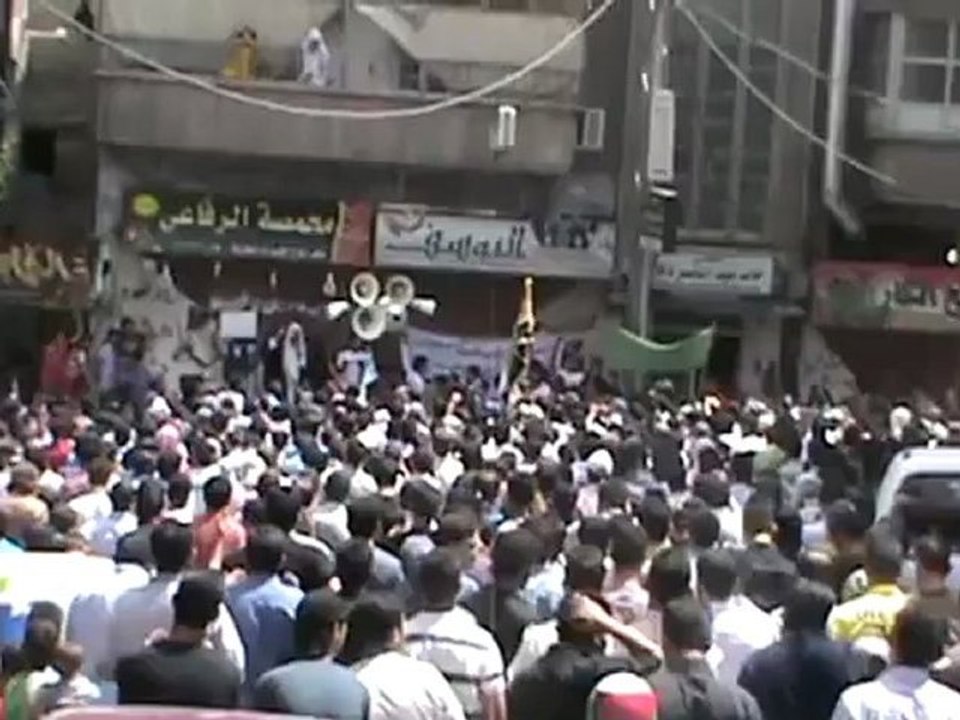 Syria فري برس  ريف دمشق التل  مظاهرة ودعاء الأحرار دقة عالية 22 6 2012 ج1 Damascus