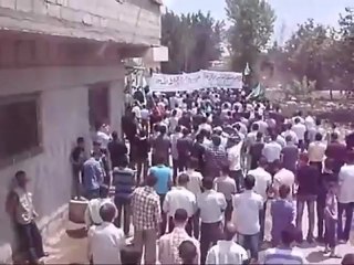 Syria فري برس   ريف دمشق جسرين  جمعة إذا كان الحكام متخاذلون فأين الشعوب  22 6 2012 ج2 Damascus