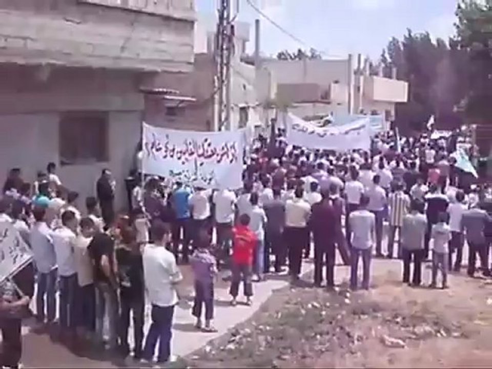 Syria فري برس   ريف دمشق جسرين  جمعة إذا كان الحكام متخاذلون فأين الشعوب  22 6 2012 ج1 Damascus