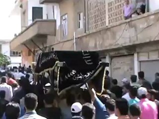 Syria فري برس ريف دمشق  تشييع الشهيد الطفل عبد الرحمن كنعان الزبداني 22 6 2012 ج1 Damascus