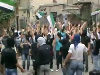 Syria فري برس دمشق المزة  مظاهرة حي الفاروق بعد العصر  22 6 2012  ج2 Damascus