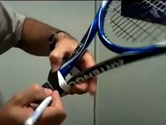 Learn how to professionally place grip on your Tennis racket