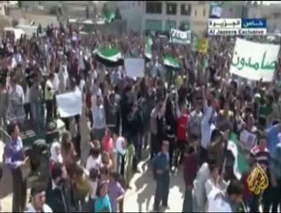 عام على إنضمام بلدة تفتناز للثورة السورية