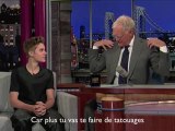 Justin Bieber : C'est quoi la chapelle Sixtine ? en parlant de son nouveau tatouage chez David Letterman